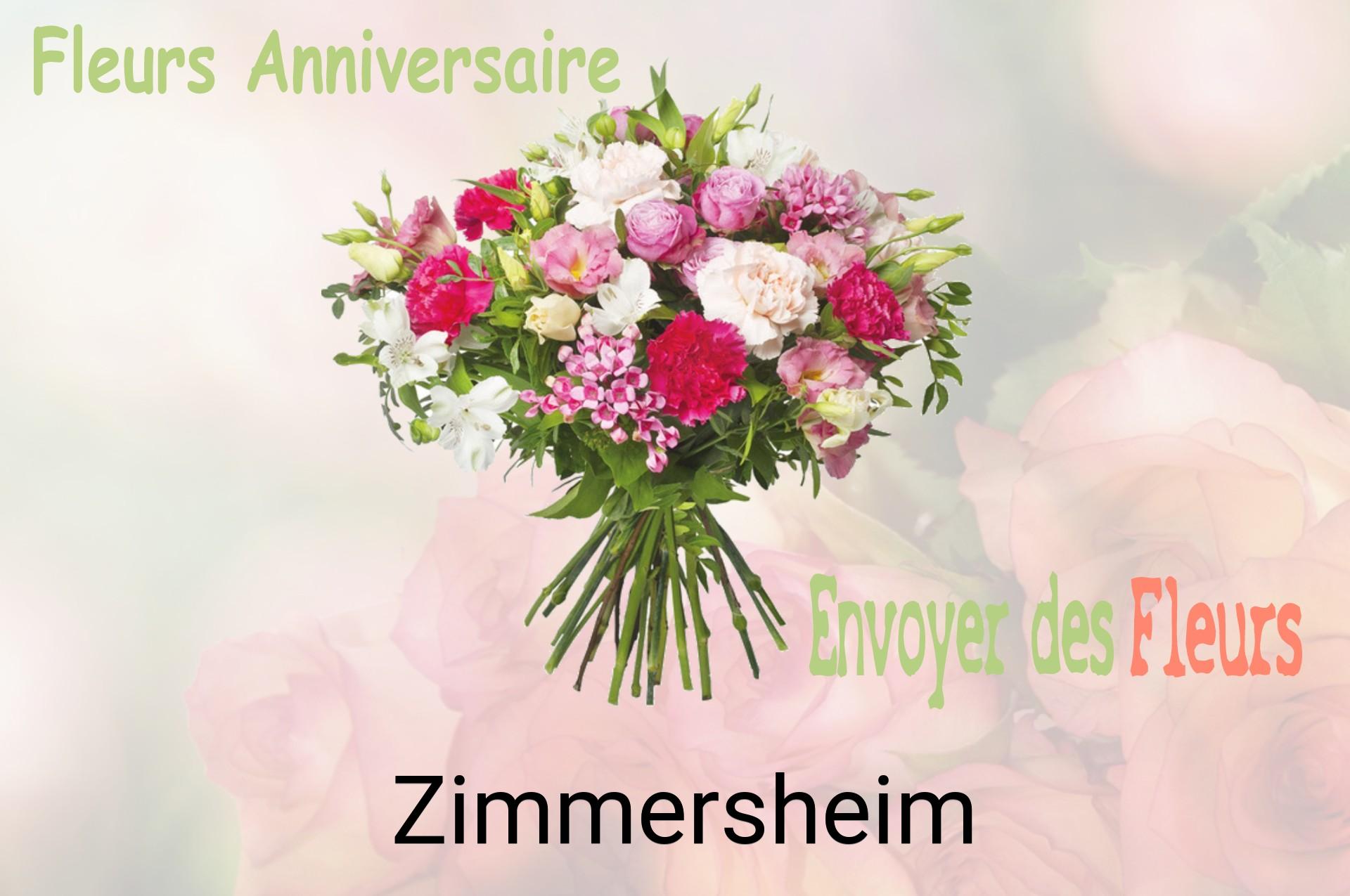 Bouquet de fleurs d’anniversaire livré à Zimmersheim